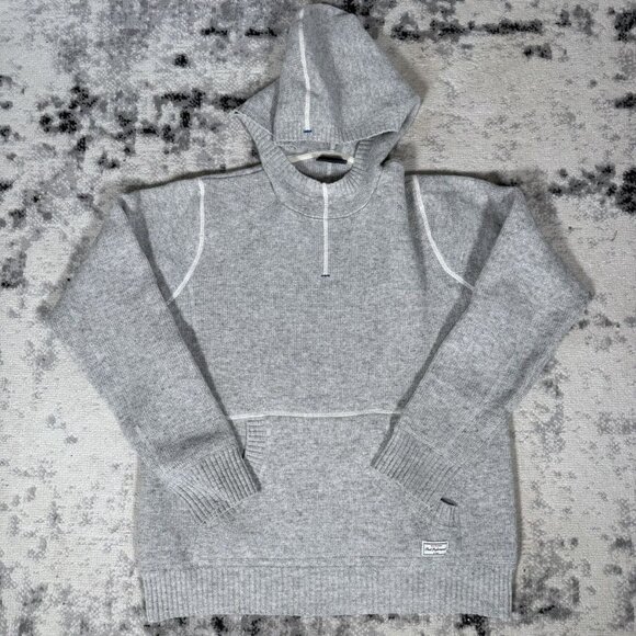 Vintage Peak Performance Buck Hood Lambswool Hooded Sweater - Picture 1 of 7